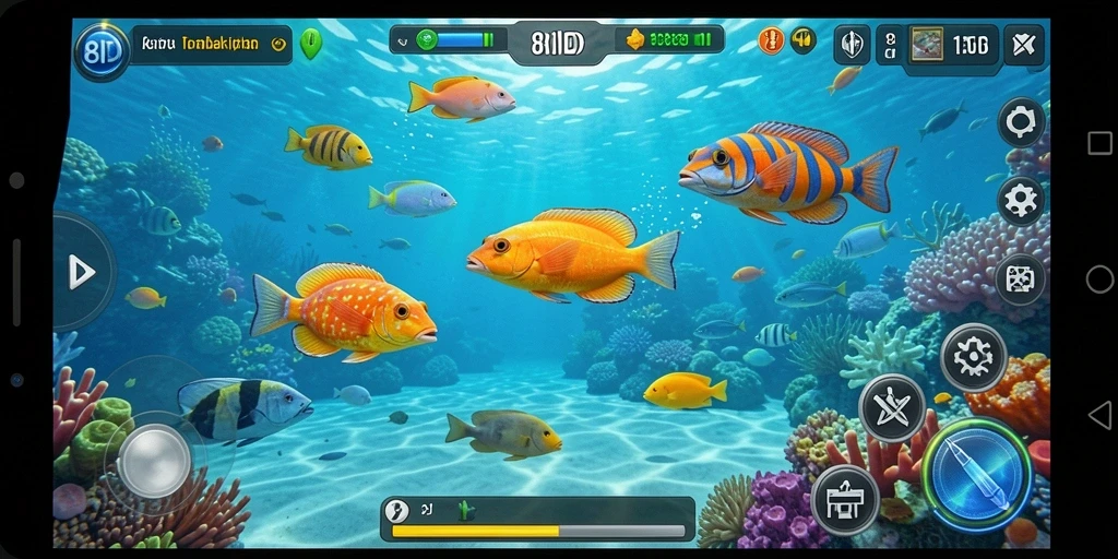 Gameplay seru 8ID dengan aksi tembak ikan yang menegangkan.