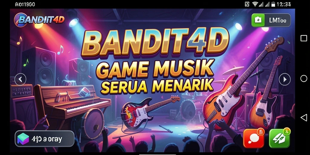 Tampilan gameplay BANDIT4D yang seru dan dinamis.