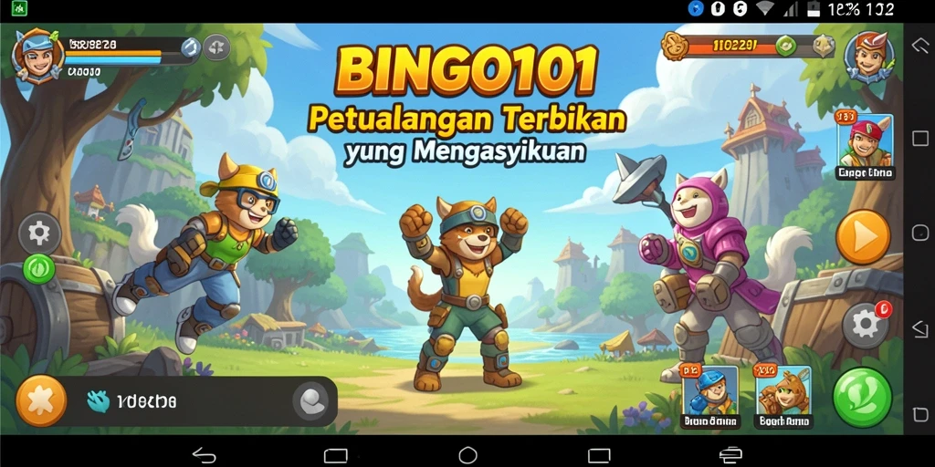 Gameplay Open World yang menarik dalam BINGO101, penuh petualangan dan eksplorasi.