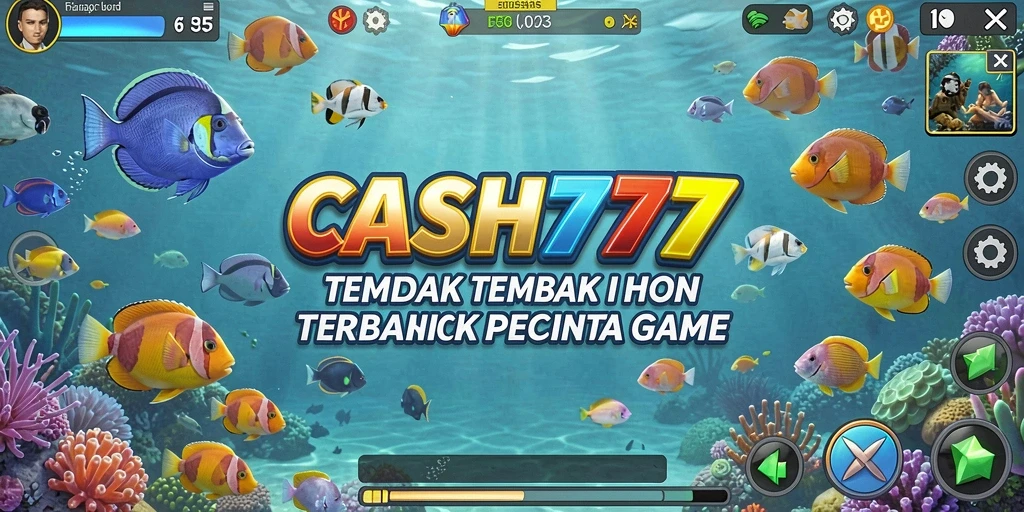 Gameplay seru dan menegangkan di dalam laut CASH777 Tembak Ikan.