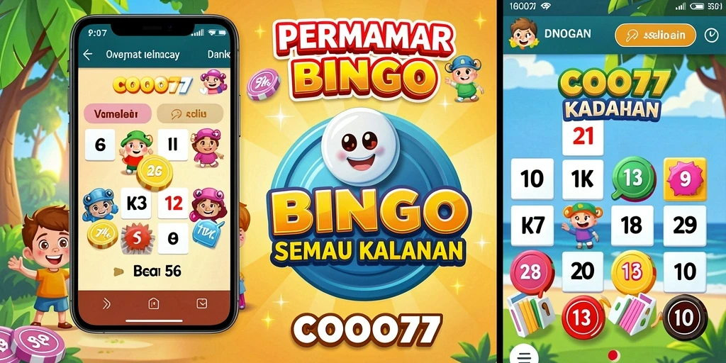 Gameplay seru Bingo di COO77 dengan antarmuka menawan.