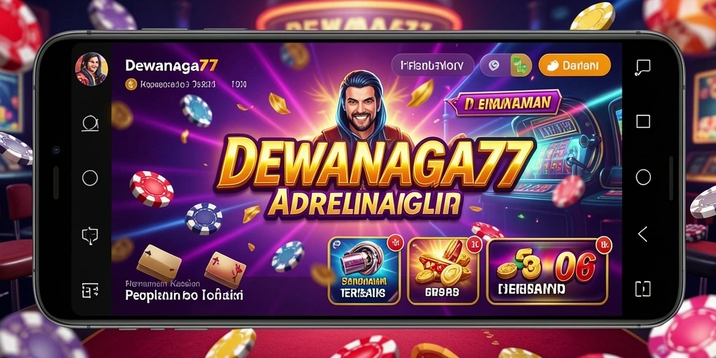 Tampilan gameplay menarik di DEWANAGA77 saat bermain Kasino.