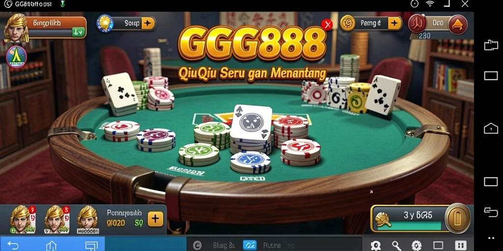 Tampilan screenshot gameplay QiuQiu yang menarik dan interaktif.