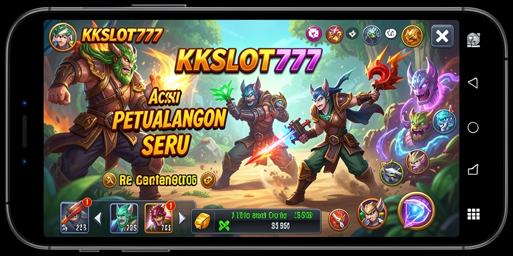 Tampilan gameplay KKSLOT777 dengan aksi seru dan mendebarkan.