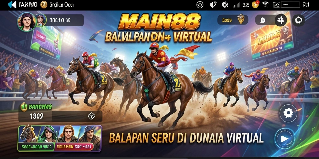 Tampilan gameplay mendebarkan dari <strong>MAIN88</strong> dengan mobil balap yang siap beraksi.