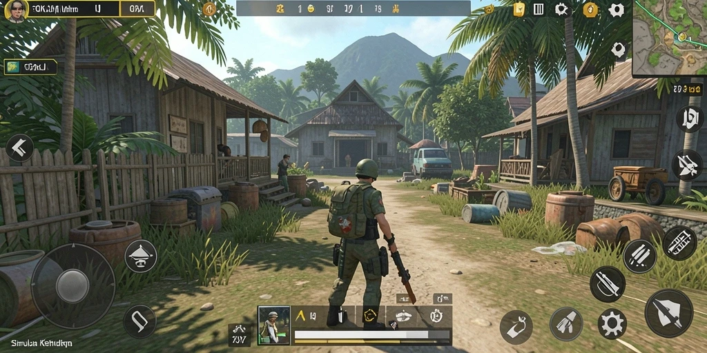 Tampilan dari gameplay OKJK yang menarik dan interaktif.