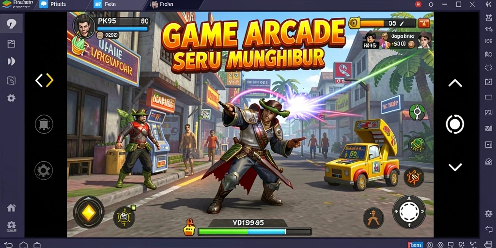 Tangkapan layar gameplay PK95 yang penuh aksi dan keseruan.