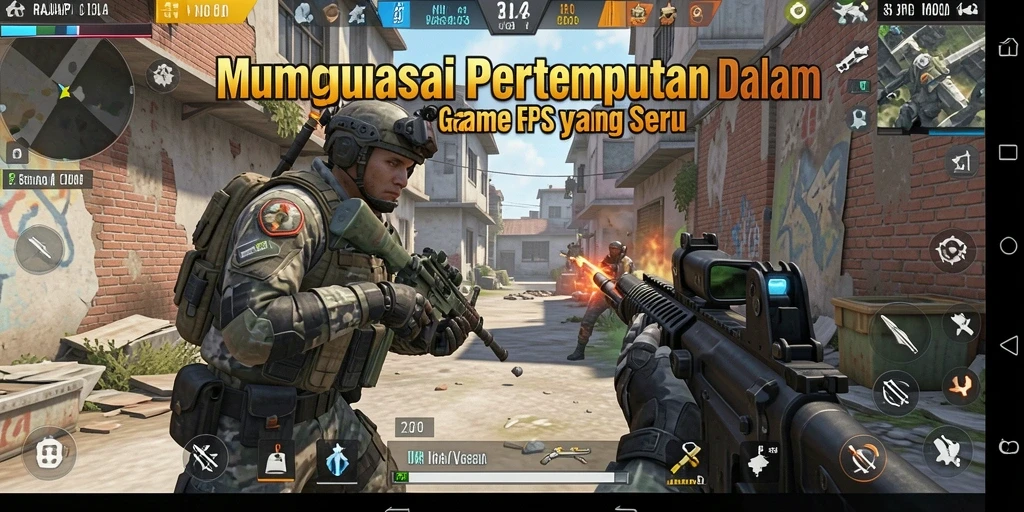 Gameplay menegangkan di RAJAPOLA saat pemain melawan tim lawan.
