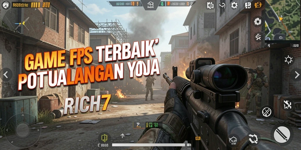 Tampilan gameplay RICH7 yang seru dan menegangkan.