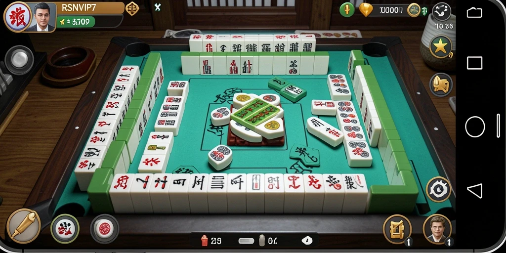 Tampilan gameplay Mahjong yang menantang di RSNVIP7.