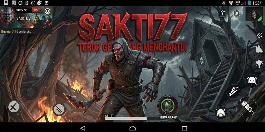 Tangkapan layar menampilkan suasana mencekam dalam gameplay SAKTI77.