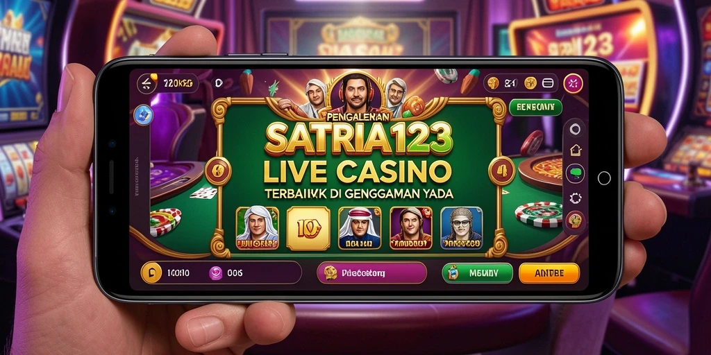Tampilan gameplay Live Casino yang mendebarkan dan interaktif.