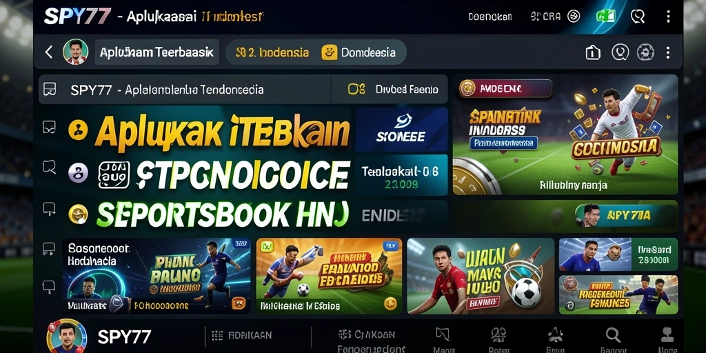 Tampilan gameplay SPY77 yang menarik dan interaktif untuk taruhan sportsbook.