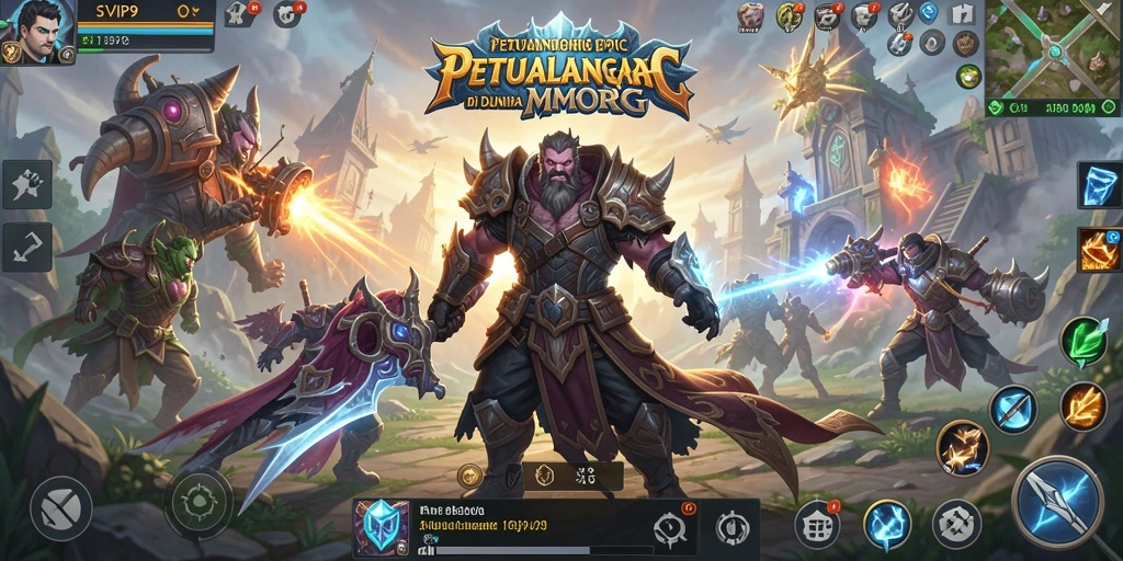 Tampilan gameplay menakjubkan di dunia fantasi SVIP9.