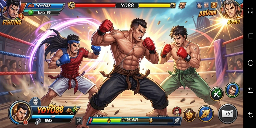 Tampilkan aksi pertarungan seru dengan karakter unik di YOYO88.